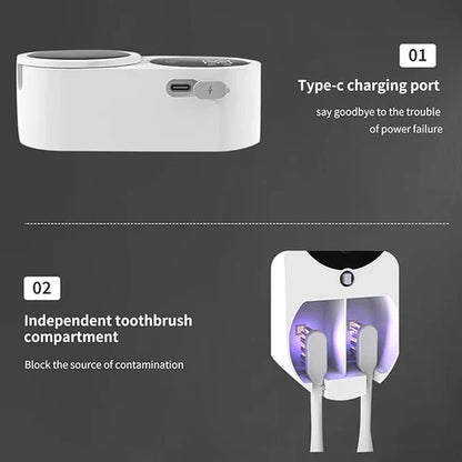 Double Automatic Sensing Toothbrush Box