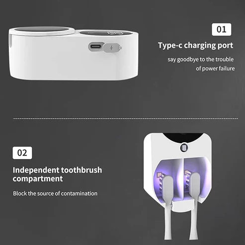 Double Automatic Sensing Toothbrush Box
